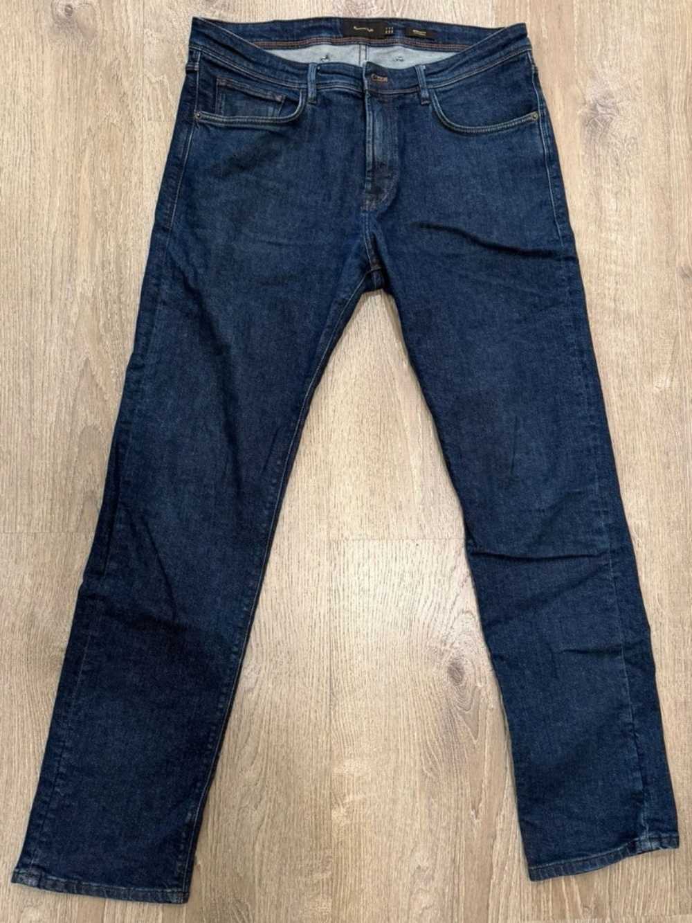 Massimo Dutti Regular Fit Dark Wash Blue Jeans Size 32